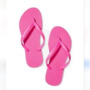 Victoria secret PINK logo flip flops